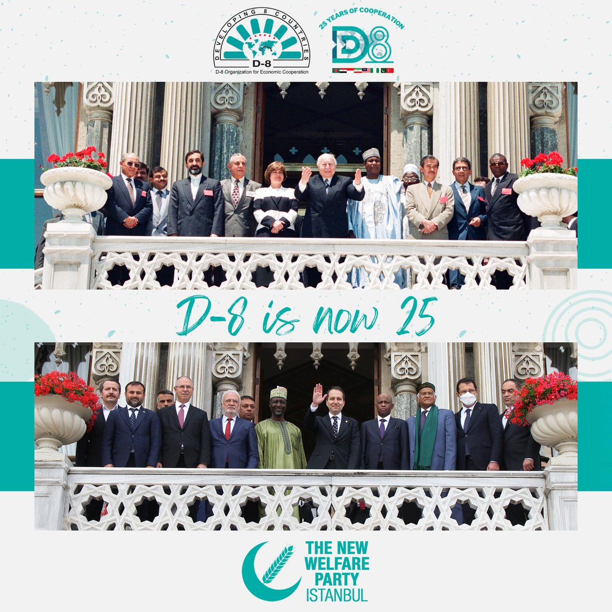 D-8 is now 25! Happy #D8 Day.

#D8GuaranteeOfPeace #D8BarışınTeminatı