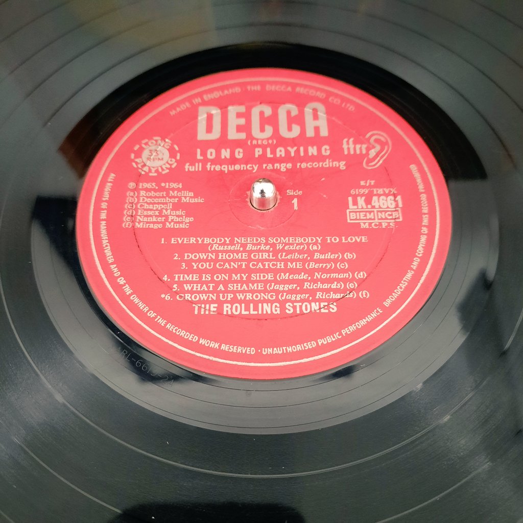 Welcome to Joel's Vinyl Adoption Agency - finding homes for records that still have life, but a little too well loved to sell.

Today: No. 2 by the Stones (unboxed DECCA mono)

To apply comment below with "KEEF!" and I'll do a random number generator thingy to find them a home 🌞