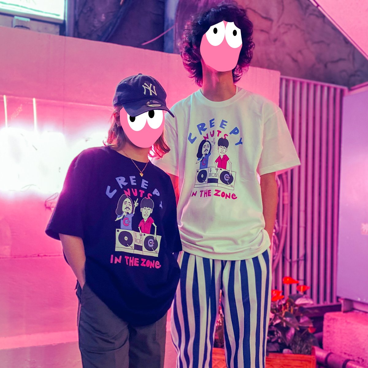 ZONe× #CreepyNuts コラボTシャツ当たる！ ＼ 独特なタッチで描かれた