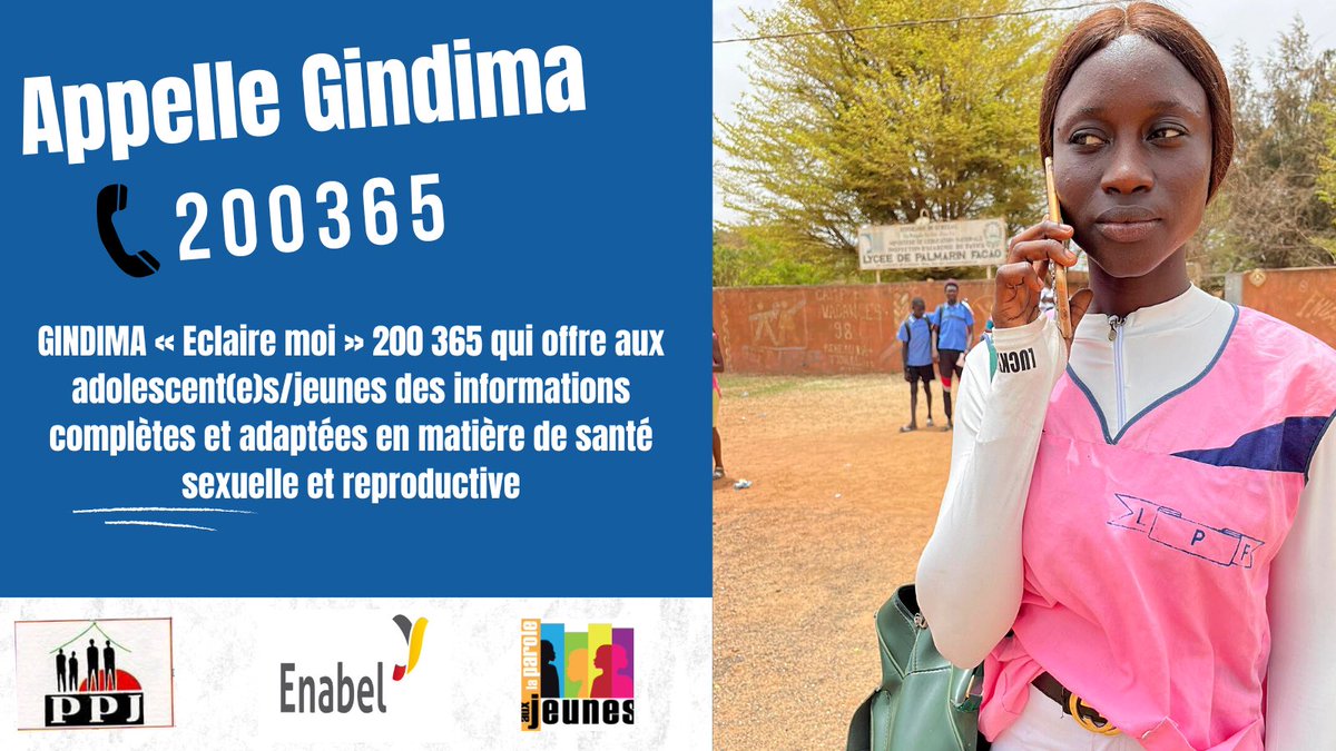 Paroleaujeunes's tweet photo. #Gindima pour des informations sur ta santé reproductive. @PpjSenegal @EnabelauSenegal @ministerejeune @santegouv_sn https://t.co/W7l6sOoKyY