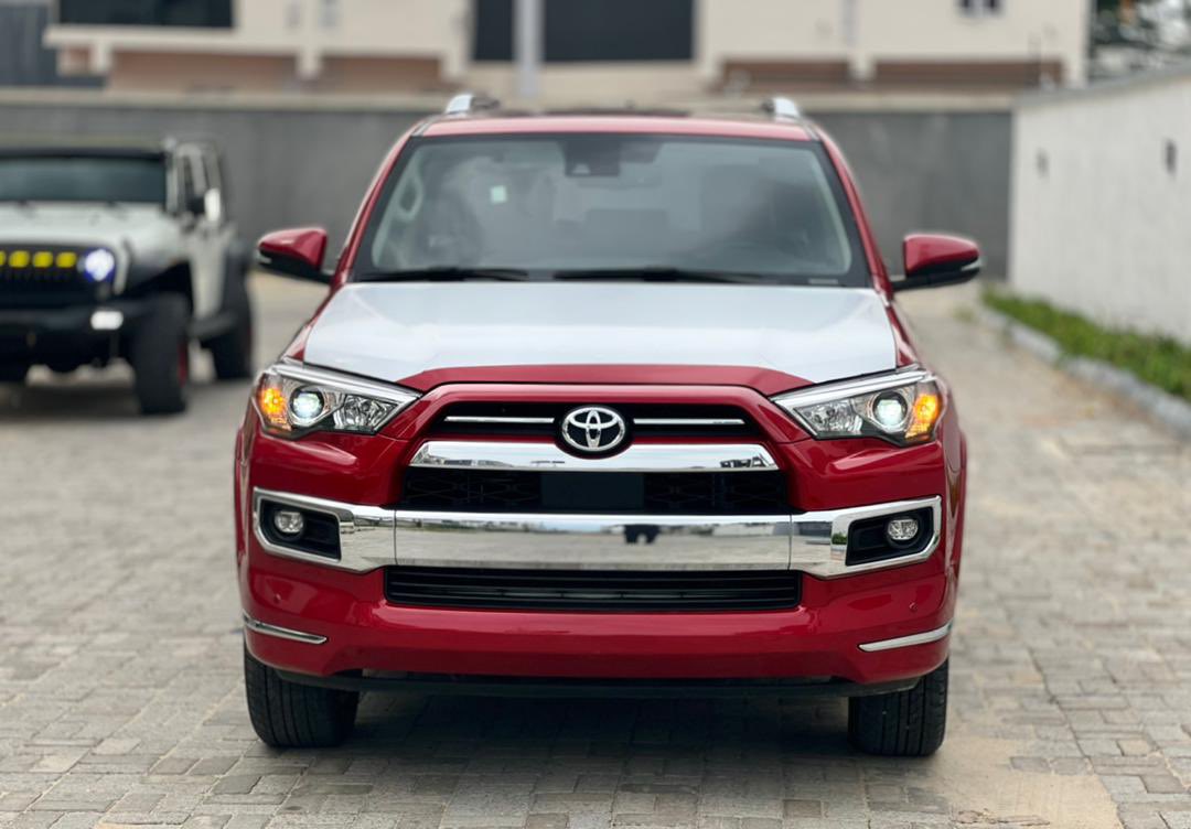 catchincruises's tweet photo. 🔥 *Manufacturer:* Toyota 

       *Model* 4runner Limited edition 14m duty fully paid 

      *Year:* 2021

      *Status* Brand new 

     *Colours*  Red on Black interior 

      *Location:* lekki 

       *Price* 42.5m  (Slightly negotiable)

Call/whatsapp: 08106622356 https://t.co/RnmPMShDpW