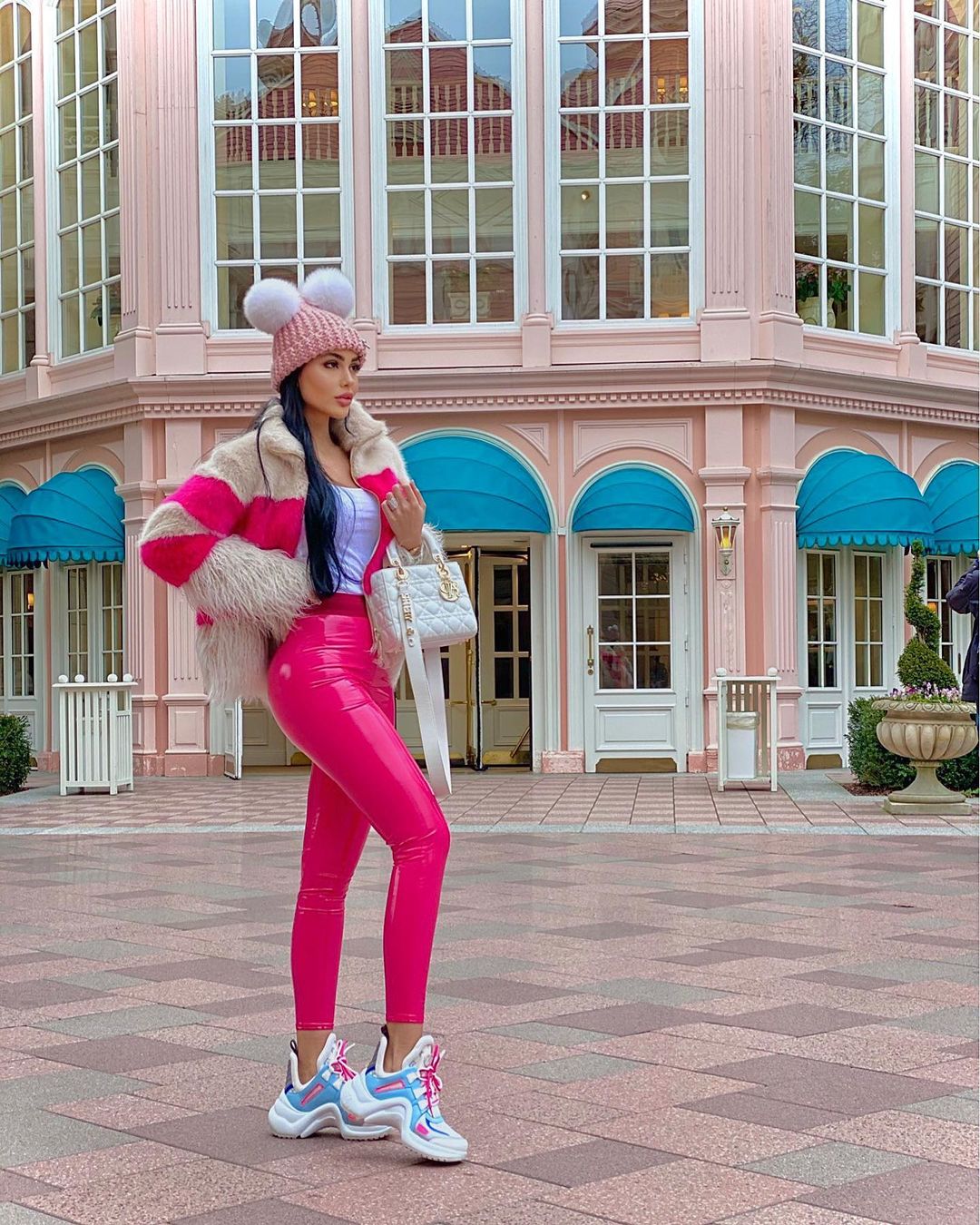 Pvc Leather Latex on X Pink vinyl leggings outfit by sherine aboul ezz https t nWSkw9IQRc https t hpbPXt1eer X