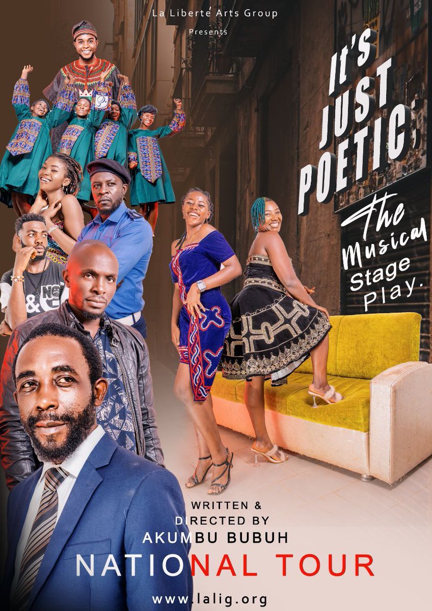 Greetings Fam! We present to you,our poster for the It's Just Poetic National Tour!🥳
#ItsJustPoetic
#ItsJustPoeticNationalTour
#Anticipate
<a href="/UNDP/">UN Development</a> <a href="/UnescoYaounde/">UNESCO YAOUNDE #Education #Sciences #Culture #Comm</a> <a href="/NgangRomanus2/">Ngang Romanus</a> <a href="/EAfeseh/">Emmanuel afeseh. AKA WEAPONZ</a>