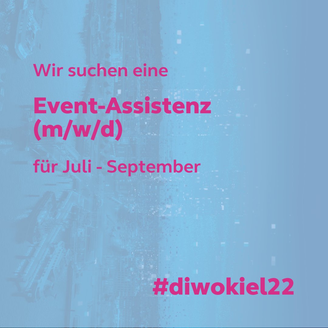 diwokiel's tweet image. Wir suchen Dich!

Du bist Student*in und suchst über den Sommer ab Juli noch einen Job? Dann unterstütze uns bei der Digitalen Woche Kiel - dem Digitalfestival im Norden.

Melde Dich bei Anna-Lena, akuehl@kiwi-kiel.de, 0431/2484-121

#diwokiel22 💙