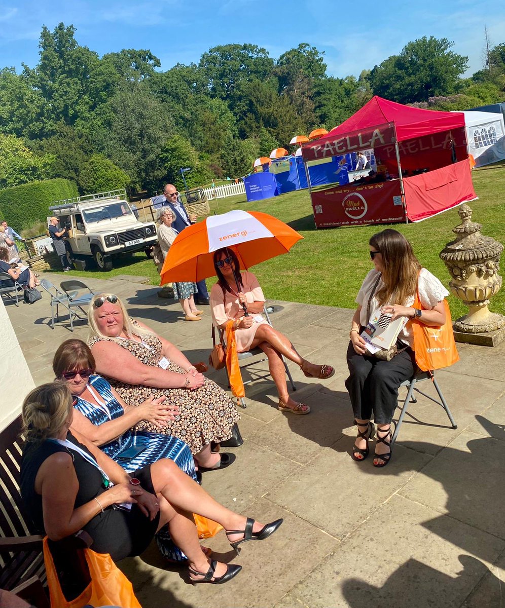Zenergi's tweet photo. Wow 🤩 what a great start to the day with educating Essex @vicgoddard and the sun shining for our @Zenergi Essex #sbm summer conference at the beautiful @HylandsEstate 
Great to see so many faces and thanks to our exhibitors 🙏 #zenfamily https://t.co/x9smPOkwcA