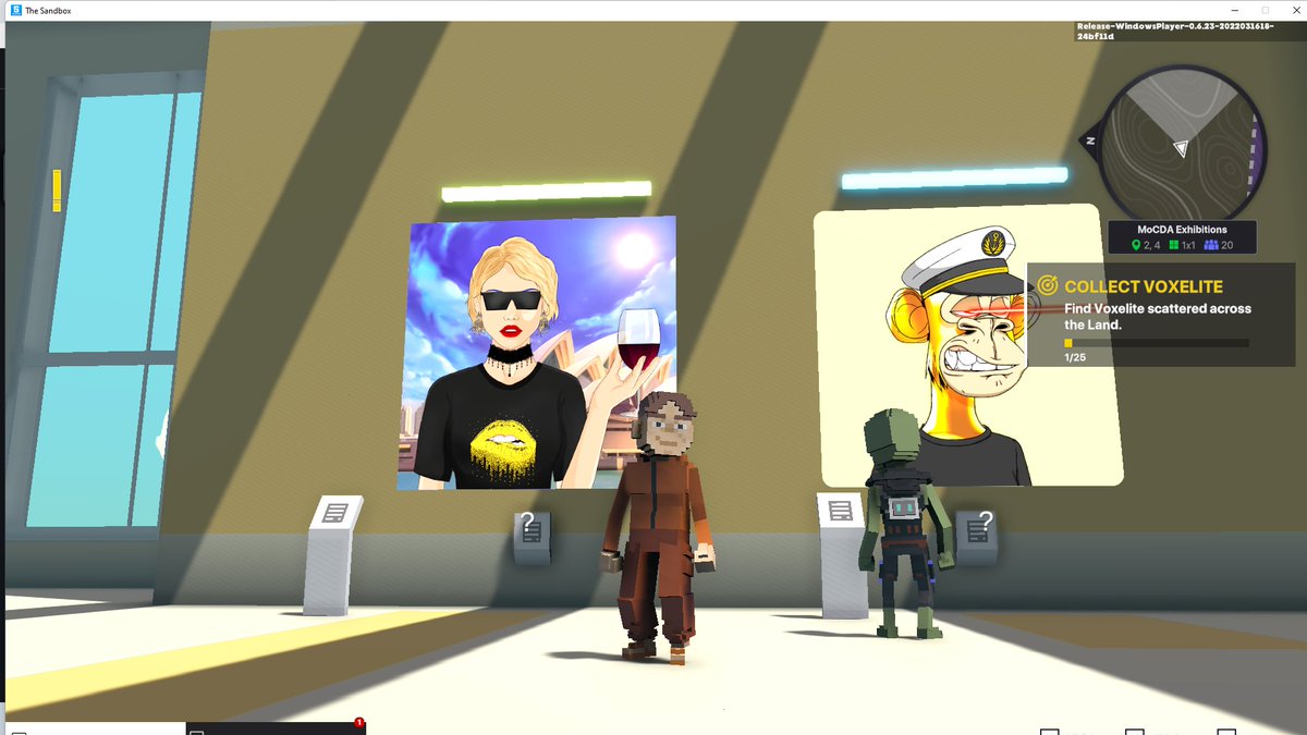 TMastracc's tweet photo. @TheSandboxGame @MOCDA_ I just participated in the #TheSandbox weekly contest for a chance to win 200 mSAND! Here is my favorite piece from the exhibition, check out my screenshot below!
👇 https://t.co/M4oB1xDbgW