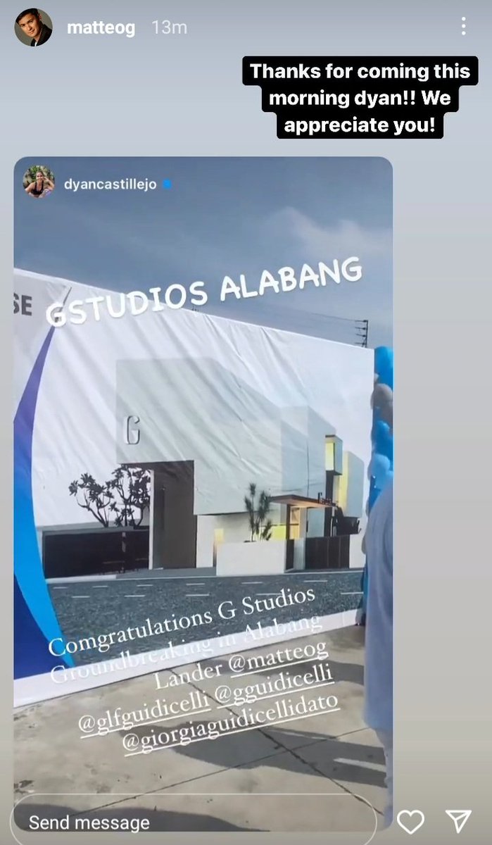 M_____F_____G's tweet photo. G Studios Alabang ๐ #Gproductions
#Guidicellis https://t.co/Rc3XJHfGpZ