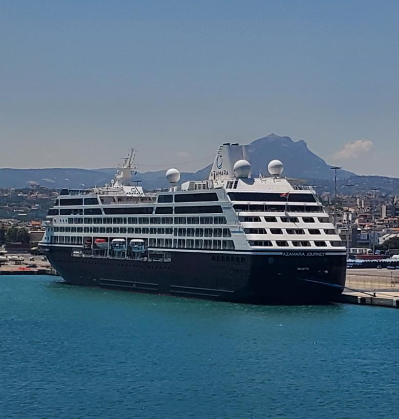 sensationaltrvl's tweet photo. I spy Azamara in Crete! #virtuosotraveladvisor https://t.co/hHYKYSzDfR