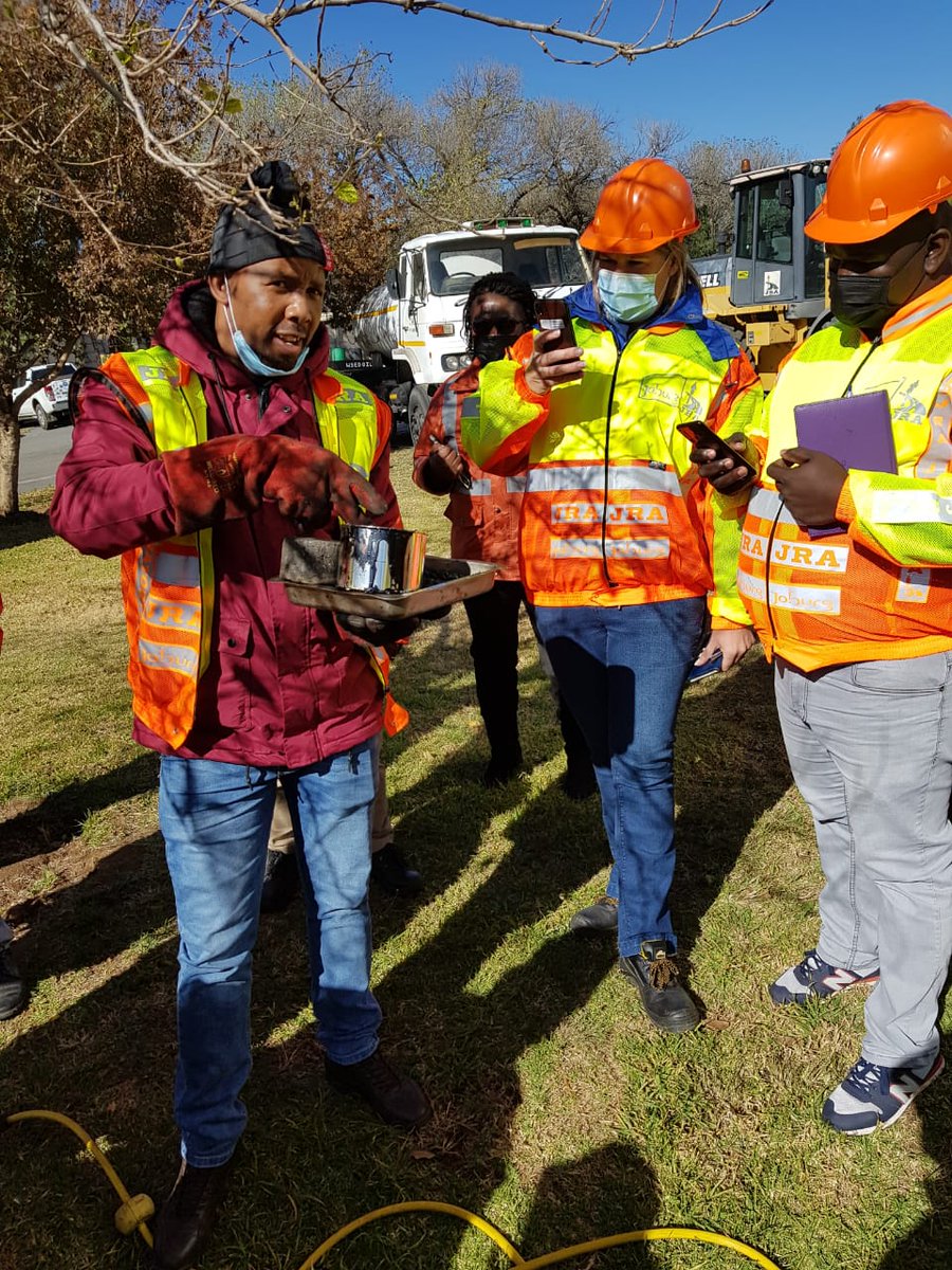 MyJRA's tweet photo. #WeServeJoburg #MobilityMadeEasy #JoburgServices Section 79 Transport Committee conducting an oversight visit at the JRA Asphalt Plant and Laboratory in Booysens. @CityofJoburgZA @CoJTransport @GPDRT_ @MMC4Transport @mphophalatse1 @RegionF_Joburg https://t.co/uZyCu4pLLt