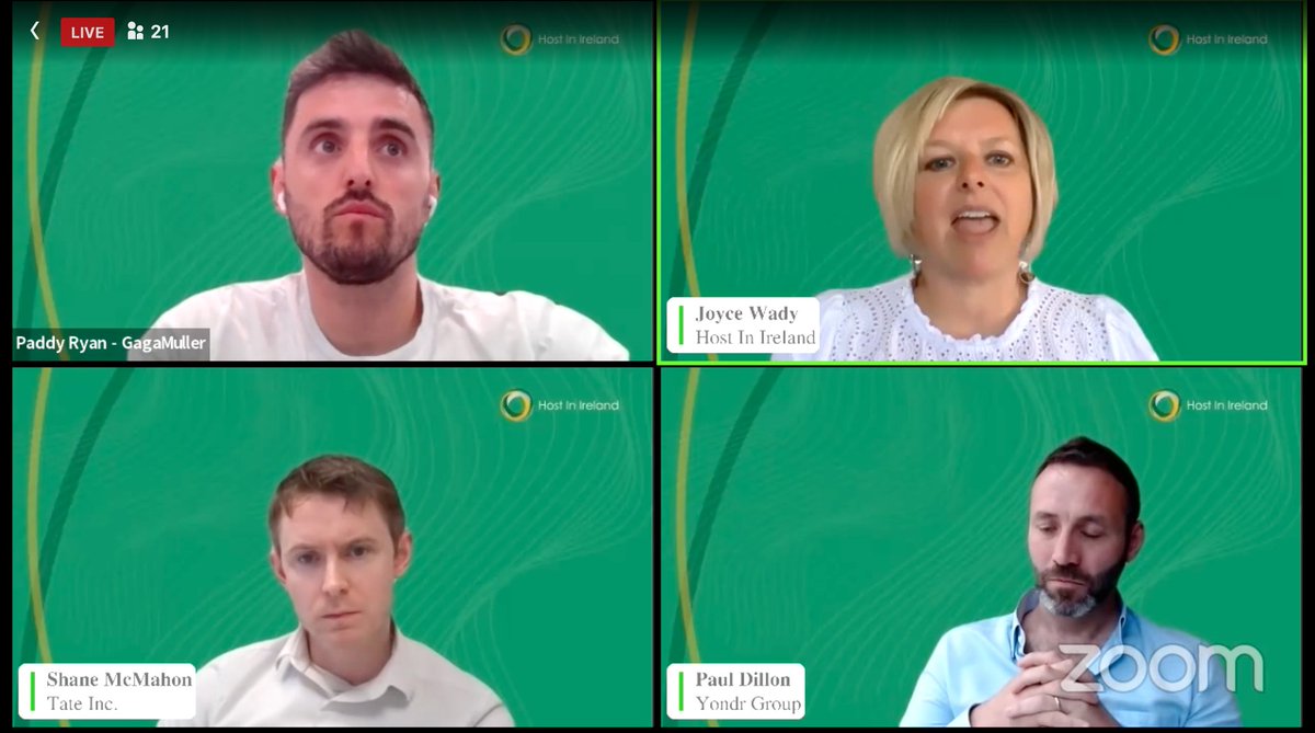 🟢 We are LIVE! 🟢 Join us on Linkedin LIVE below 👇 If you have a question for the panel, comment here on Linkedin Live and we will post your question into the ZOOM webinar 👍 The panel will do a Q&amp;A at the end of the discussion.

linkedin.com/posts/garrycon…

#HostInIreland