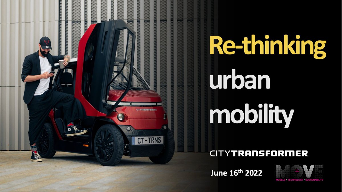 CtTransformer's tweet photo. We are at @MOVE_ev London showcasing our first shape-shifting microcar via augmented reality between today and tomorrow!
#MOVE2022 #CityTransformer #UrbanMobility #ThinkBigDriveSmall #Smartmobility https://t.co/QoMHQqlXOM