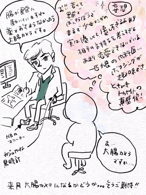 消化器科の先生が軒並み個性的で、この病院の内科は好き。 