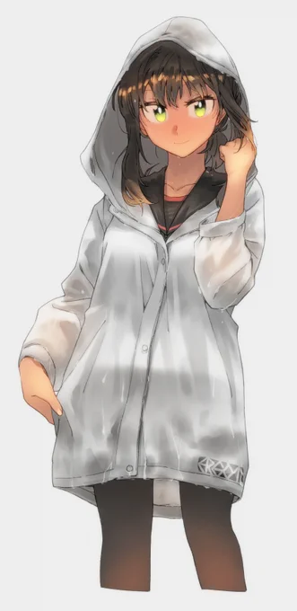 raincoat w/ skirt &amp; 