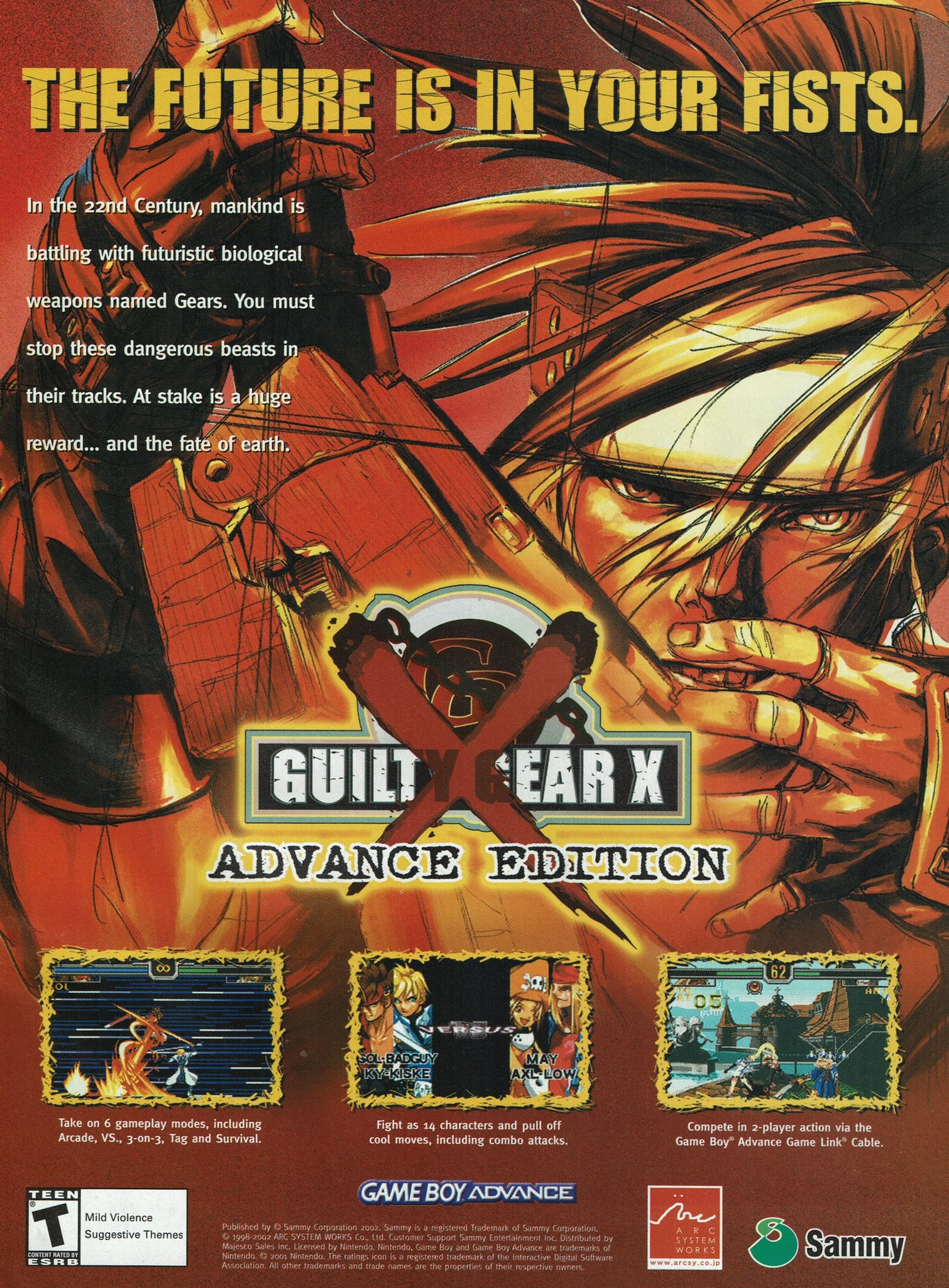 VideoGameArt&Tidbits on Twitter "Guilty Gear X Advance Edition ad