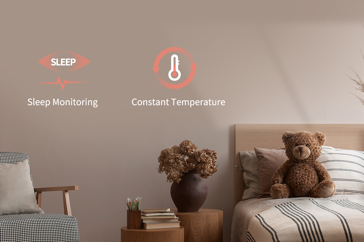 HDL_Automation's tweet photo. Parents can monitor the quality of their children's sleep in real-time with HDL smart home system. The temperature of the room can be adjusted to what is most comfortable for the child.😴#hdlautomation #homeautomation #smarthome https://t.co/q46ZUV0tuy