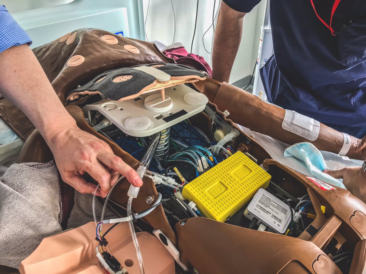 VageAaron's tweet photo. SimMan getting the once over this morning. @QUBInterSim https://t.co/7HxYJICno0