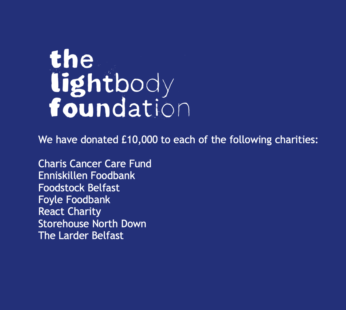 The Lightbody Foundation tweet media