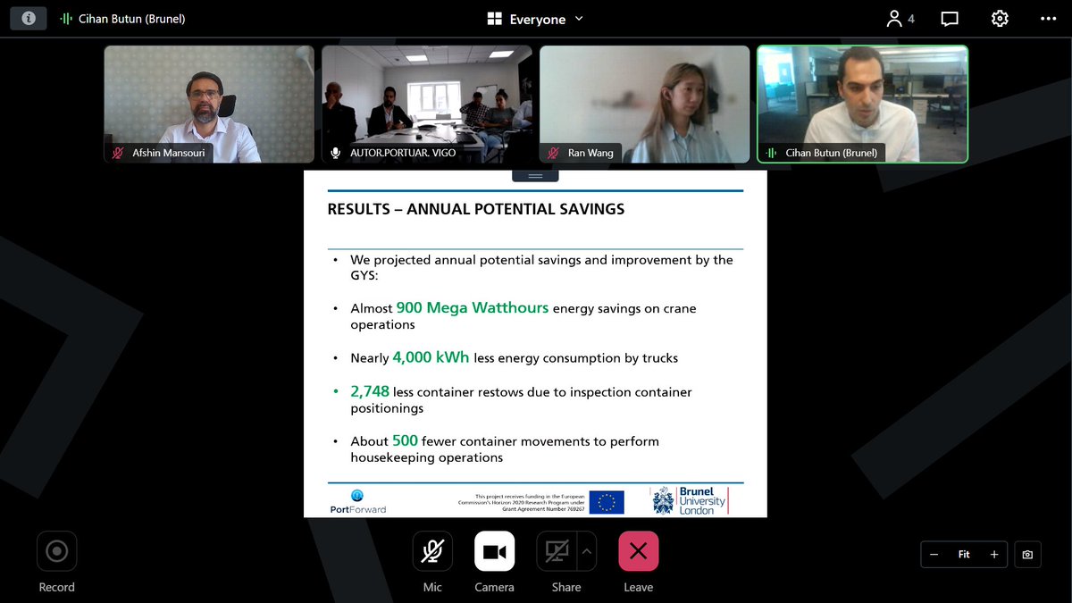 It feels great to gain commitment of end-user to implement the research outcome in collaboration w/ industry. Today we presented the very promising results of the Green Yard Scheduler (GYS) to <a href="/PuertoDeVigo/">Puerto de Vigo</a>. Promising outlook for a happy ending to the <a href="/portforward_eu/">PortForward</a> project😀
