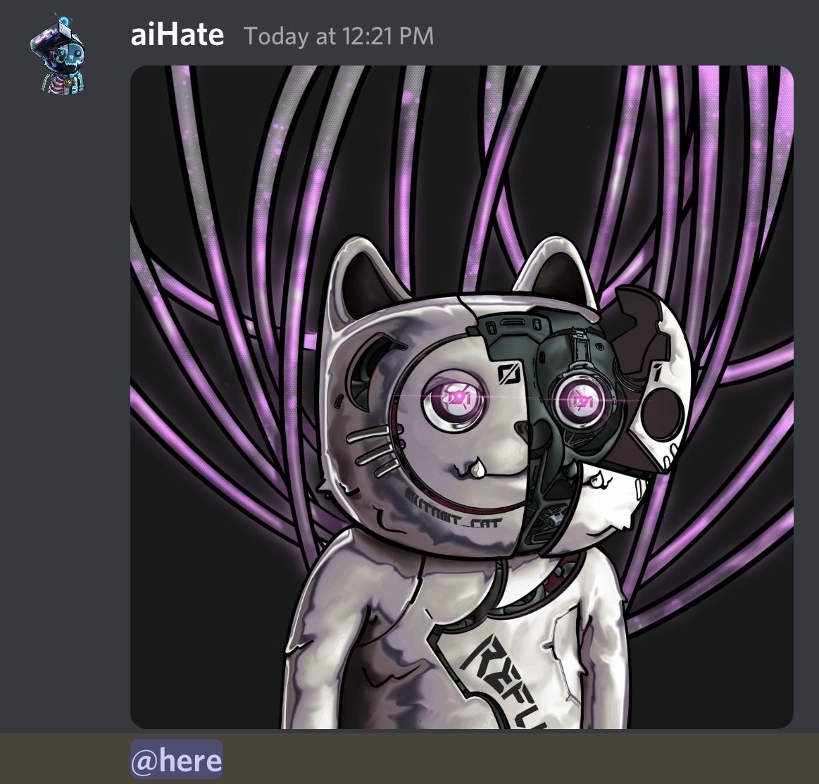 mutantcats's tweet image. Sneak peak… more in discord.
Metadata getting closer to being updated.
NFT raffle countdown about to start.

Stay tuned mutants 🐈