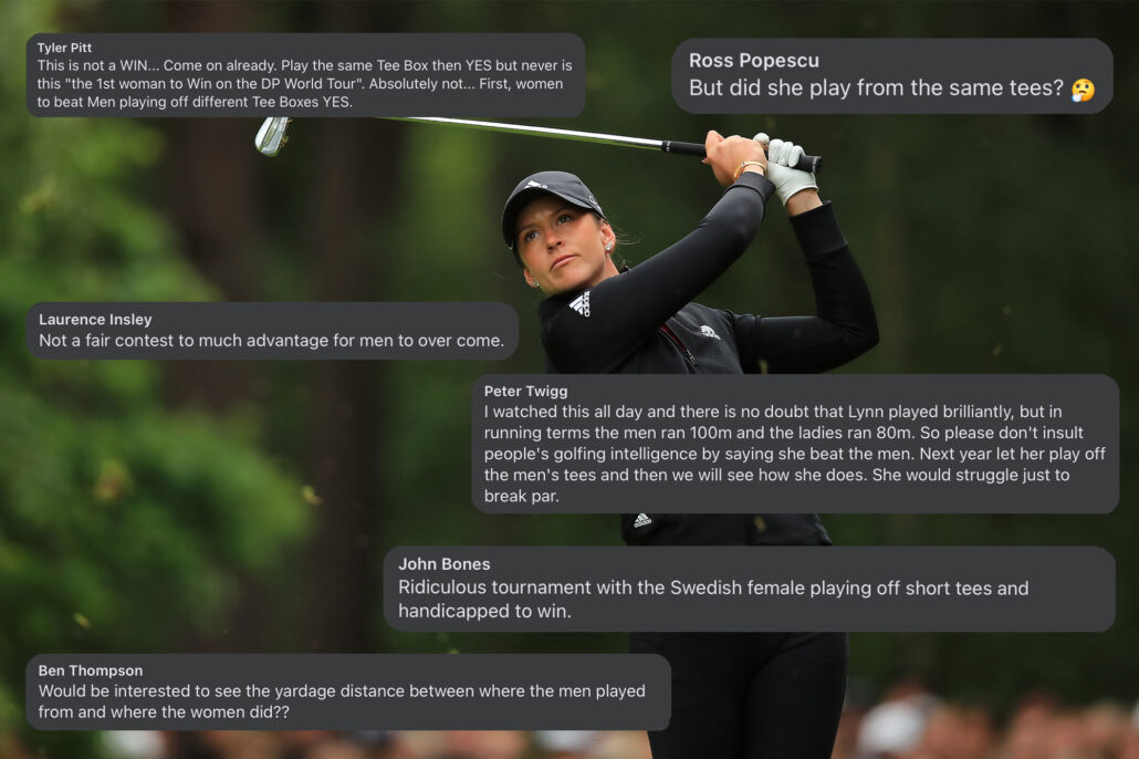 The first woman to win a mixed-gender event should have been celebrated. Instead, it was met with disdain from the usual suspects

And they were right, Linn Grant's win was NOT from a level playing field

I crunched some numbers to show you why ➡️bit.ly/3xxdFEn