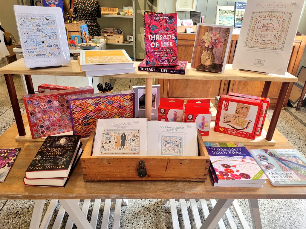 Cornwall_Museum's tweet photo. We've got a whole host of great items available in the shop to celebrate our two quilt exhibitions that are on at the moment 😍🪡

The shop is free to enter, even if you're not planning on visiting the museum that day. PLUS every penny you spend supports the work of the museum ☺ https://t.co/LswaVprLUQ
