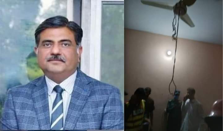 FSDTv41's tweet photo. سابق ڈائریکٹر اینٹی کرپشن فیصل آباد عمران رضا عباسی اپنے گھر میں مردہ پائے گئے.
موقع پر موجود عینی شاہدین کے مطابق ان کی لاش پنکھے سے لٹکی ہوئی تھی.
#Faisalabad #FsdTV41 #FaisalabadTV #FTV #anticoruption #PMLN #PTI #PPP #ImranKhanPTI #ShahbazSharif #MaryamNawaz #NawazSharif https://t.co/hQXywgNQa4