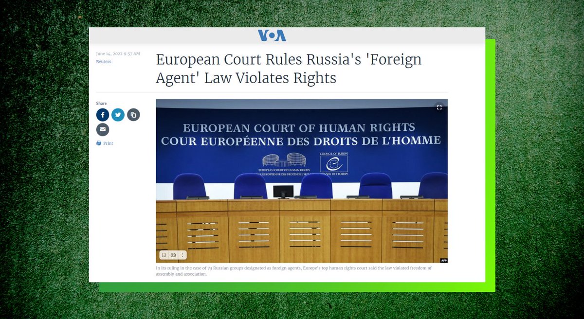 mfa_russia's tweet photo. 💬 #Zakharova: The ECHR decision [against Russia] is politicized. The Court's attention was drawn to the use of the term "foreign agent" in US law but the #ECHR ignored these arguments.

These double standards confirmed the correctness of Russia's decision to withdraw from @coe. https://t.co/0sDUrkTWHv