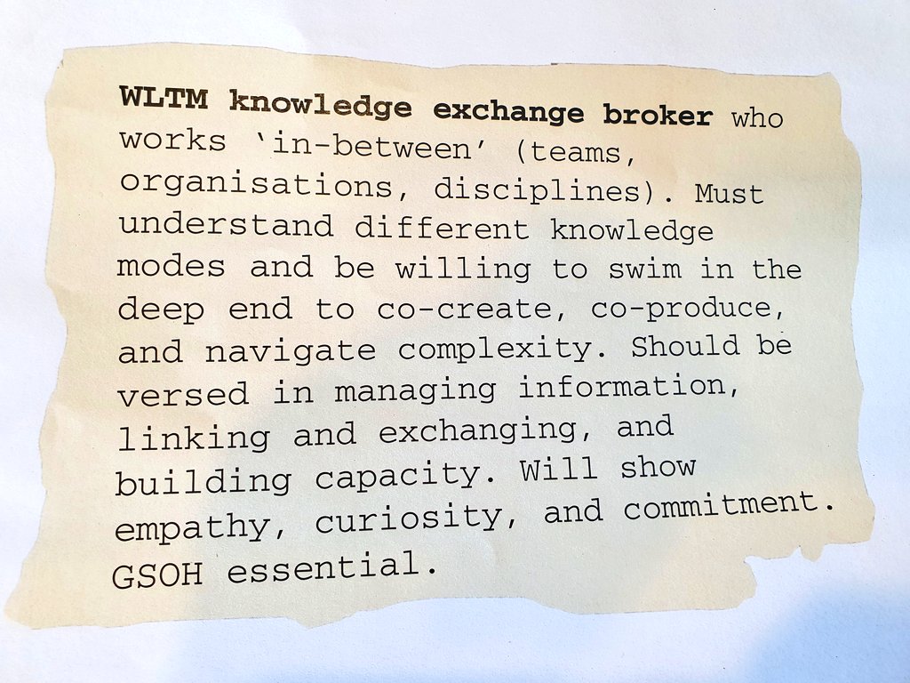 fuse_online's tweet photo. Brilliant lonely hearts advert for a knowledge exchange broker (KEB).

@AndrewPassey123 discussing his work as a dedicated KEB to mobilise knowledge and build research co-production into research processes with the Fuse led @NIHR_PHIRST Fusion.

#FuseKEC22 https://t.co/Liv9iyEhIh