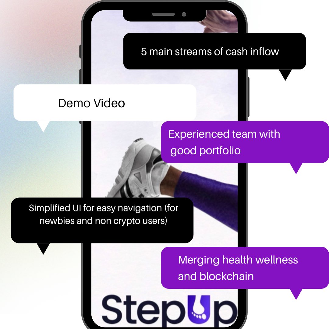stepping_it_up's tweet photo. We are not just keen or hyped around the #Move2earn, our agenda is far beyond that.

We hope to encourage fitness and a healthy lifestyle alongside encourage non-crypto users how beneficial blockchain can be in our lives.

$STP $STU https://t.co/cnLIicToHH