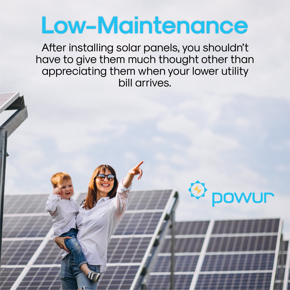 After installing solar panels, you shouldn’t have to give them much thought other than appreciating them when your lower utility bill arrives.
--
🌐 powur.com/leeran.peretz/…
.
#powur #solarenergy #solar #solarpower #solarpanels #renewableenergy #energy #greenenergy #cleanenergy