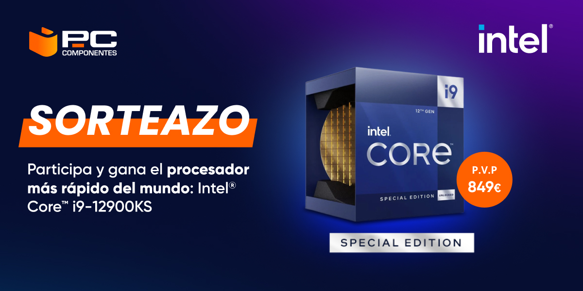 ⏱️¡¡¡𝗦𝗢𝗥𝗧𝗘𝗔𝗭𝗢!!!⏱️

🚀 ¿Quieres el procesador más rápido del mundo, el Intel Core i9 12900KS 5.5 GHz de <a href="/Intel_Spain/">Intel España</a>?

1⃣ RT🔃 y sigue a <a href="/pccomponentes/">PcComponentes</a> 
2⃣ Comenta con #IntelPcComponentes y di para qué usarías su velocidad

🔥 ¡𝗛𝗼𝗿𝗮 𝗱𝗲 𝗰𝗼𝗺𝗲𝗻𝘁𝗮𝗿 𝗮 𝗳𝘂𝗹𝗹!