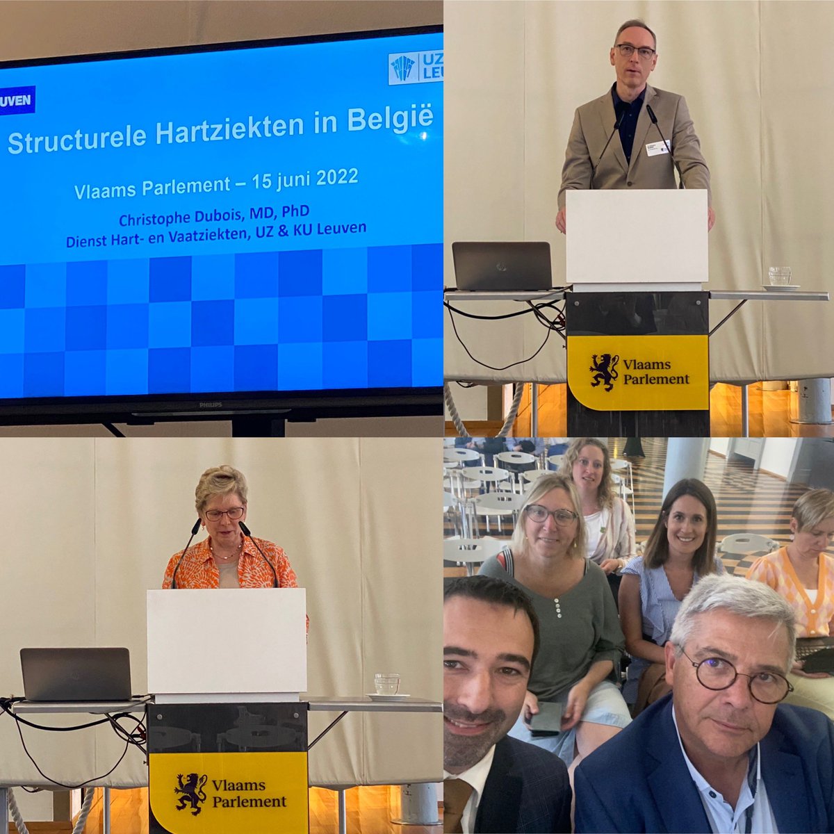 Structurele hartziekten: hoge graad van overlijden, maar andere ziekten krijgen meer aandacht. 
Prof. Dubois <a href="/UZLeuven/">UZ Leuven</a> vraagt in <a href="/vlaparl/">Vlaams Parlement</a> aandacht omwille van ouder wordende bevolking. 
<a href="/ElkeSleurs/">ElkeSleurs</a> bracht het als gastvrouw onder de aandacht.