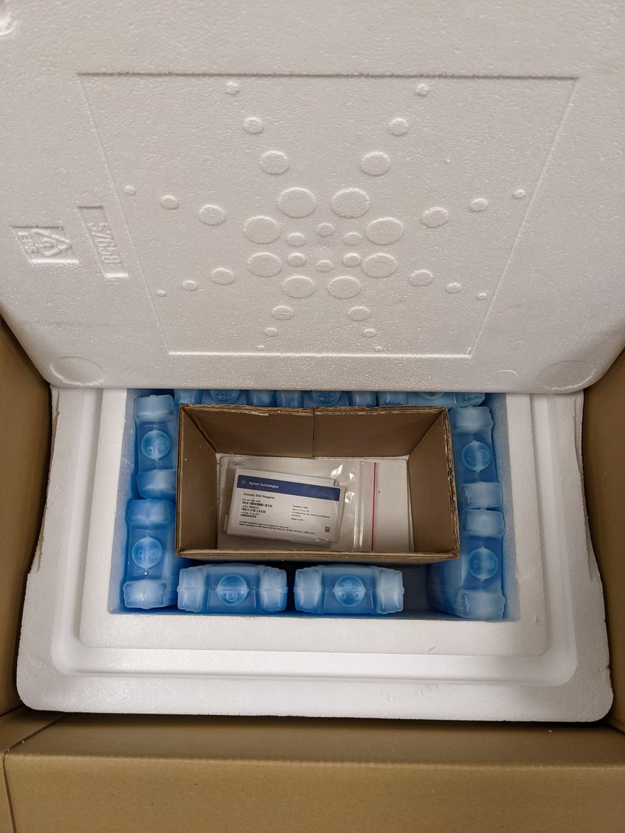 Jack_Fuller92's tweet photo. @Agilent any reason for the insanely excessive packaging (6.6kg package, 9 ice blocks) for two 1.5ml eppendorfs? 

https://t.co/MtTgaFL8Ft

I refer you to your own sustainability page. https://t.co/HiqVTItSCJ