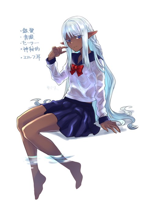 あんまり描かないタイプの練習…ということで以前描いたこの子を描き直してみたわけ…途中で行き詰まって放置してたのをがんばって仕上げた えらい 