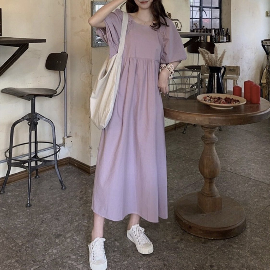 D_HOLICJP's tweet photo. 大人可愛いワンピを発見👀
[#realcoco]
🎀スクエアネックバックリボンロングワンピース・p389238
https://t.co/6ptxZxKNbE
バックリボンがポイントのロング丈ワンピース👗長めの丈でストンと落ちるシルエットはボディラインを拾わないので着やすい1着✍️スニーカーやフラットシューズと合わせるのが◎ https://t.co/Z9vptk8hfF