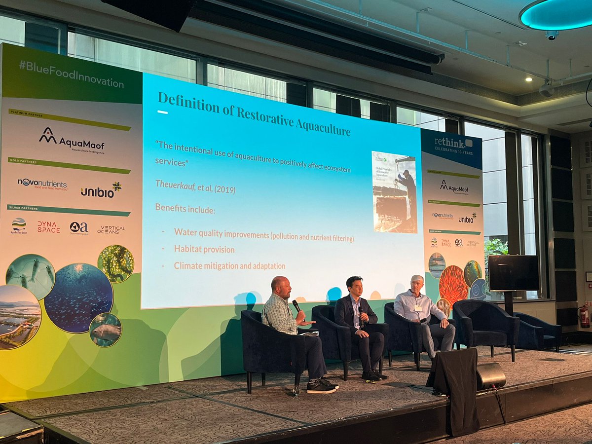 On stage now: An insightful session on merging technology and environment in the smoothest possible way and replenishing our oceans whilst improving production efficiency. Peter Bryant, Builders Vision Brian Tsuyoshi Takeda, @urchinomics René Benguerel, Blueyou Group