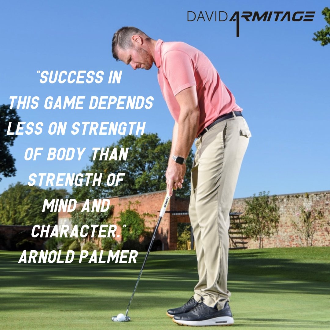Success doesn't mean always shooting the course record every time you go out to play golf. Your character and how you manage a golf course, especially when you aren't playing well, are what people tend to remember the most.

Tweet me your mental tricks to focus at golf!
