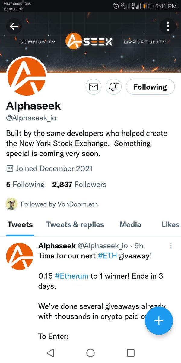 Nilima_Chow's tweet photo. @Alphaseek_io Your project is amazing. You have a great Team and strong Community, I am very impressed.Congratulations to you 🥳😍❤️

@dwhite288 @nnatasha212 @SubarnaAzhar https://t.co/cq0qF4ofJL
