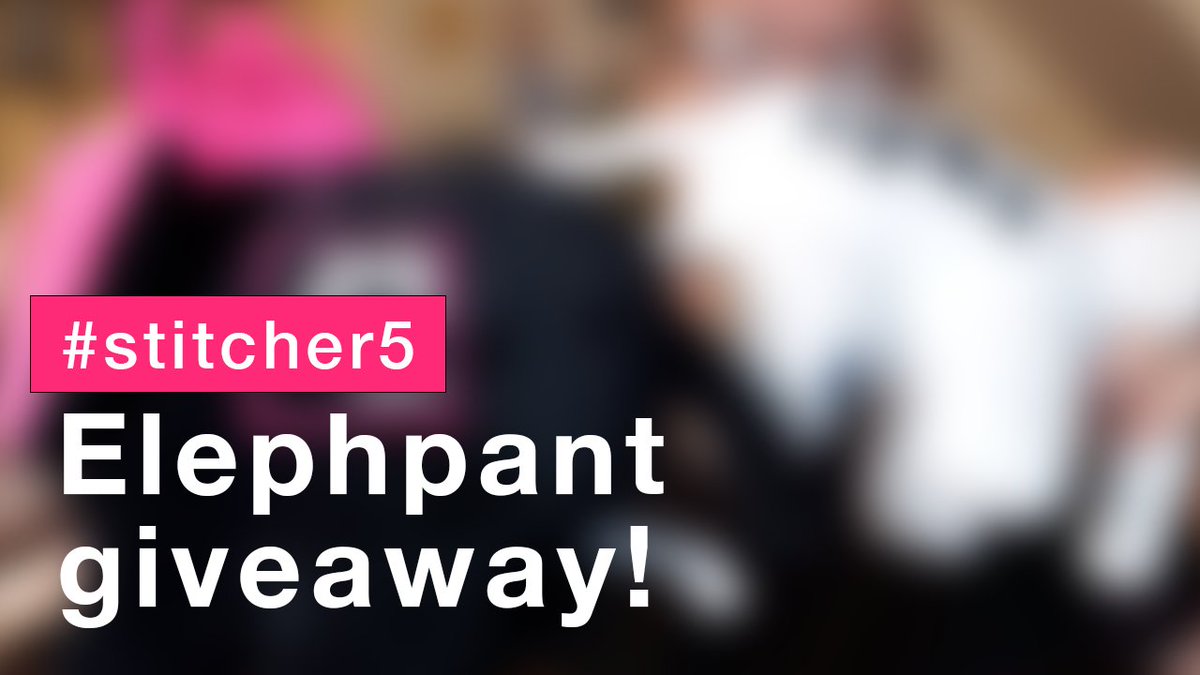 brendt_gd's tweet photo. I'm giving away five Stitcher-themed elephpants this week to celebrate #stitcher5🎉! 

There will be several ways to get one, here's one: 👇

https://t.co/D9UtSsmbXg https://t.co/FrP1xDDVyQ