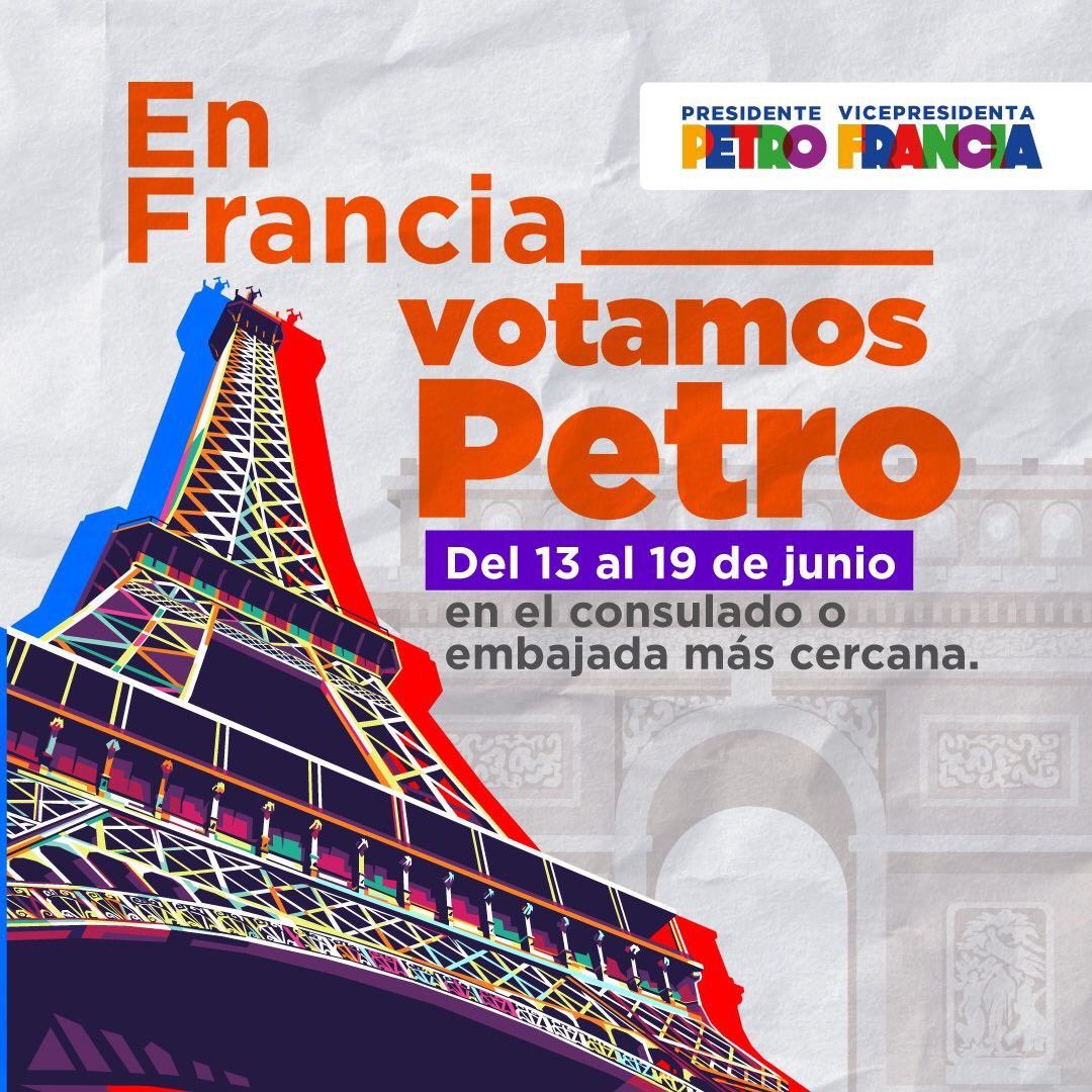ColHumanaEuropa's tweet photo. #ColombianosEnElExterior Desde Europa nos manifestamos a favor del cambio para Colombia. Seguiremos movilizadxs hasta lograr la paz, justicia y libertad que tanto deseamos como pueblo.
Estamos convencidxs que @petrogustavo y @FranciaMarquezM son el camino! #DiasporaEnResistencia https://t.co/Fs6izGltnU