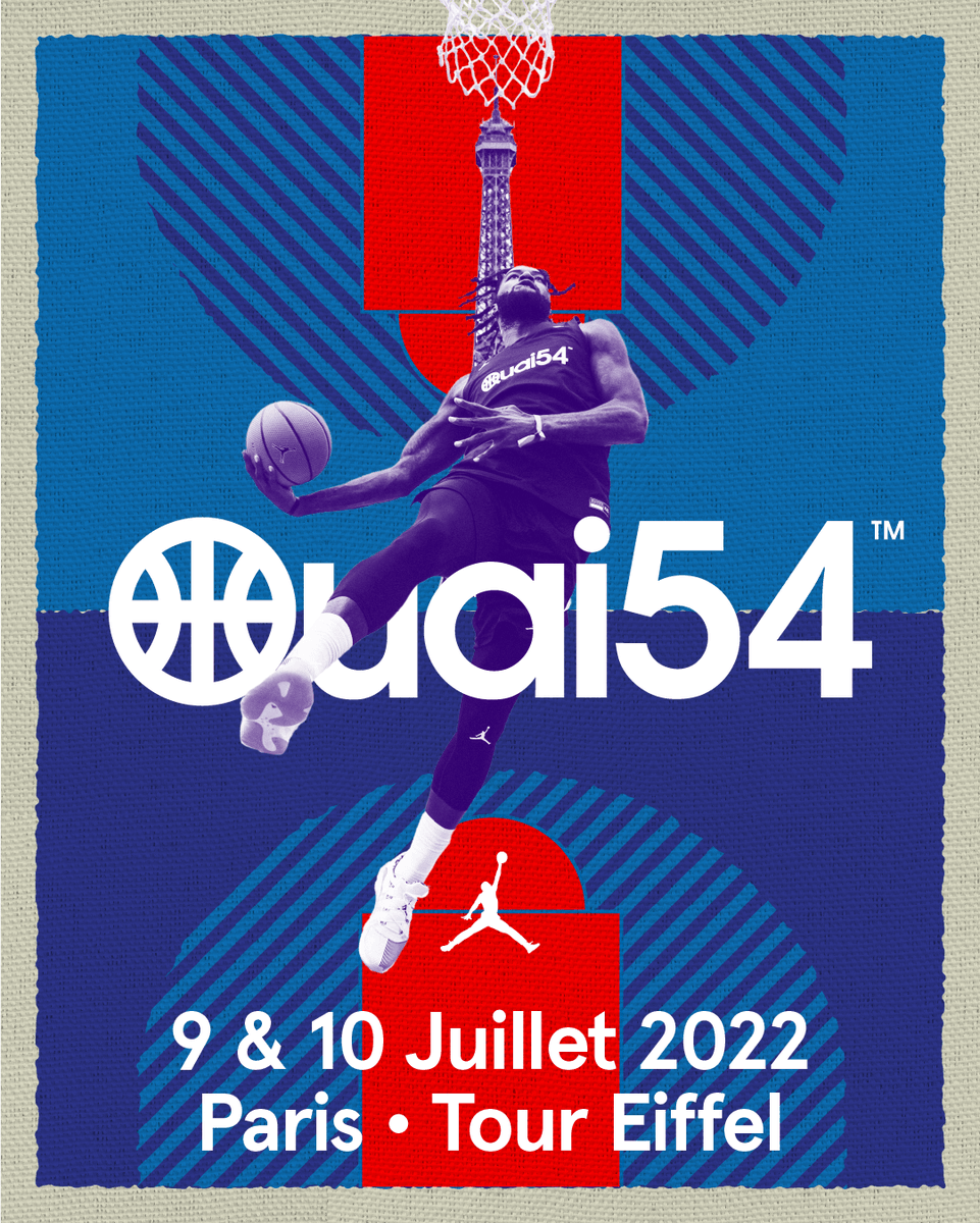 FOR THE CULTURE! 🌟
🌐 Quai 54 2022 • July 9th &amp; 10th 2022 💥
The World's biggest streetball tournament returns, and what's Quai 54 without a few surprises? Get ready… 🏀☀🎶😎🔥
🎟 Get your tickets now on quai54.com