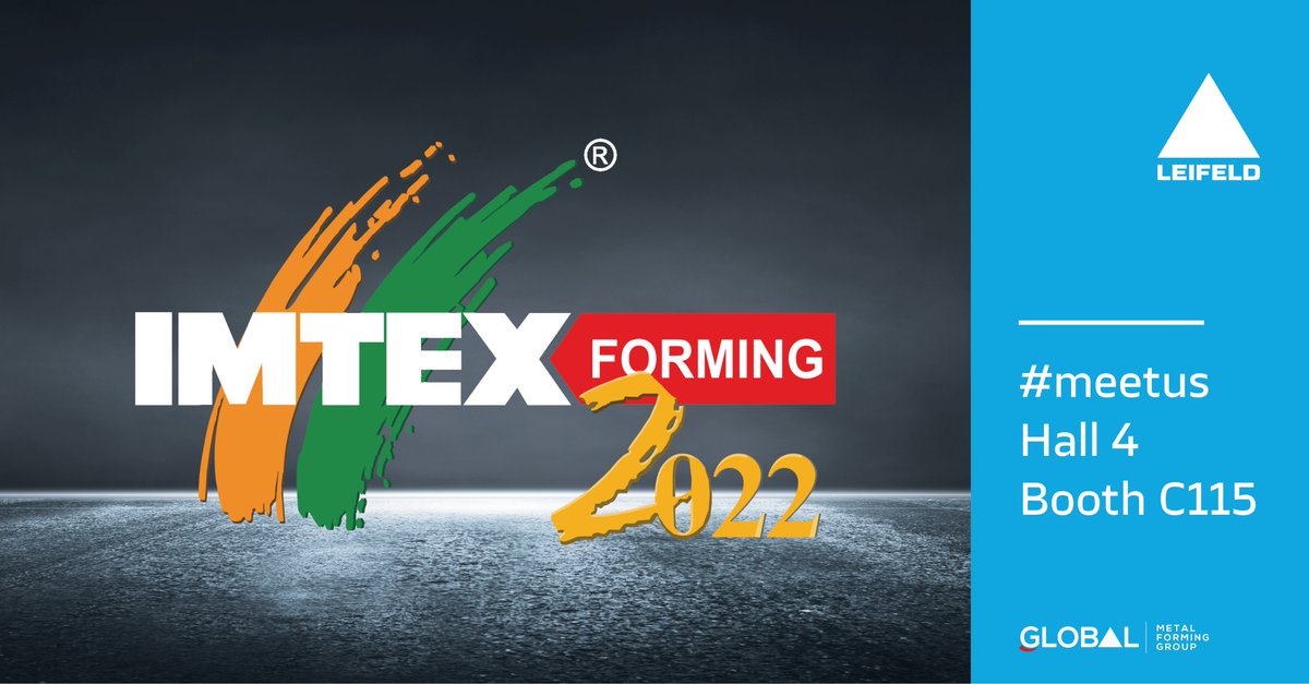 LeifeldMS's tweet photo. The Bangalore International Exhibition Centre is hosting Asia’s largest forming technology exhibition @IMTEX this week from June 16 – 21 in India. Stop by our joint booth with @mactoolindia #C115 in Hall 4.
#backtothefairground #leifeldms #highefficiency #spinning #flowforming https://t.co/twgA12Krqd