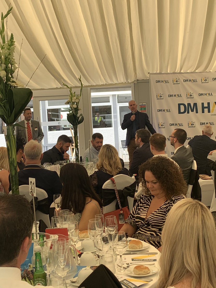 HamiltonParkRC's tweet photo. Welcome to our Club Lawn Marquee  @dmhallsurveyors Thrilled to have you here today for our @LookersAudi Raceday. 
Congratulations and we hope you enjoy celebrating your 125th Anniversary with us.
#DMHallHamilton #DMHall #HamiltonRaces https://t.co/evgbE1TrTM
