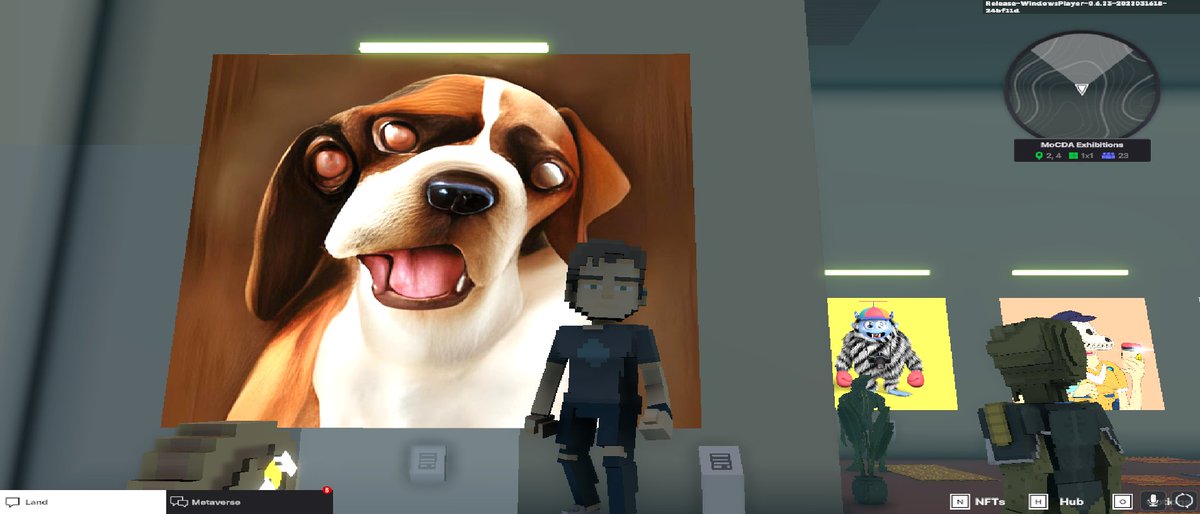 Kill_real13's tweet photo. @TheSandboxGame @MOCDA_ I just participated in the #TheSandbox weekly contest for a chance to win 200 mSAND! Here is my favorite piece from the exhibition, check out my screenshot below!
👇 https://t.co/Wngb0sJBhm