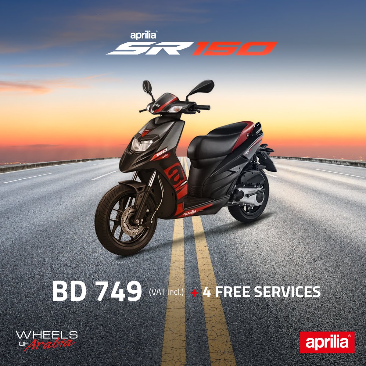 woa_official's tweet photo. Your search for the perfect ride is over. Our Aprilia RS150 are here. 

Find yours at Wheels of Arabia. 

For more information contact us on 0097338718811
.

#wheelsofarabia #offers #bahrainoffers #Aprilia #apriliabahrain #shopbahrain #bahrainoffers https://t.co/UKNEGBR52K