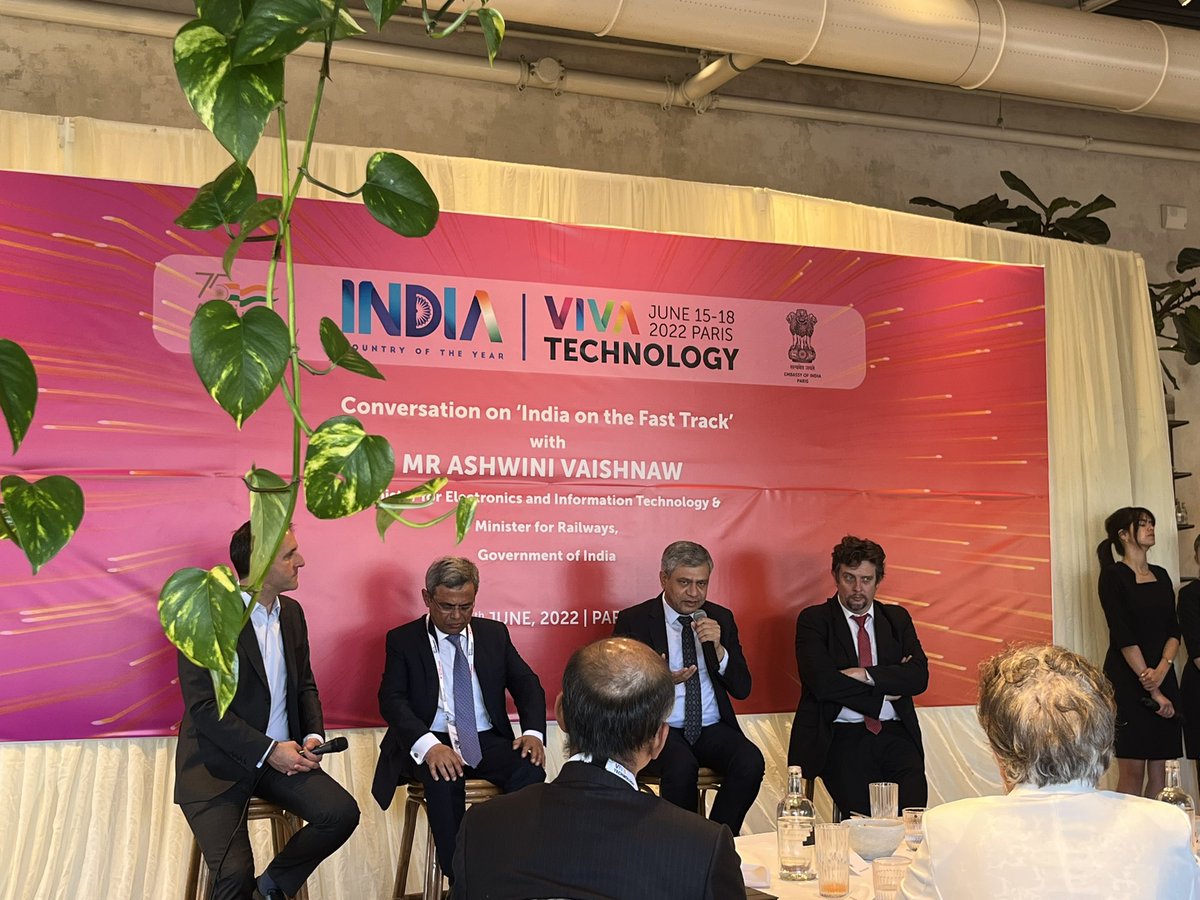 kapsight's tweet photo. “The new challenges ahead of us need solutions that are born digital, not incrementally innovated” brilliantly articulated by @AshwiniVaishnaw Honble Minister, The scale at which India led its win against covid with 2 billion vaccinations administered on an open digital platform https://t.co/3BpsZ2Qeqc