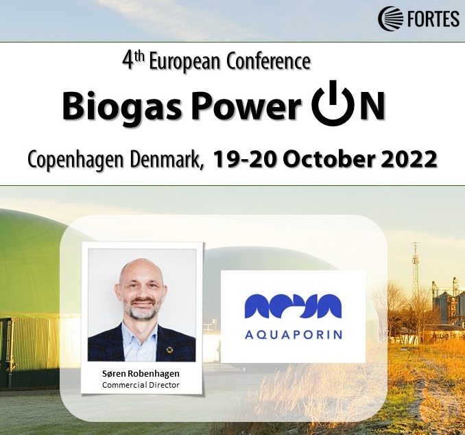 2020Biogas's tweet photo. Meet @AquaporinGroup, an innovative #water #technology company dedicated to preserving the world’s most valuable resource: water.
Speak with the team at expo &amp; join the session with Søren Robenhagen speaking about efficient dewatering of digestate.
#wastewater #biogas #sponsor https://t.co/BRCPVoZqmI