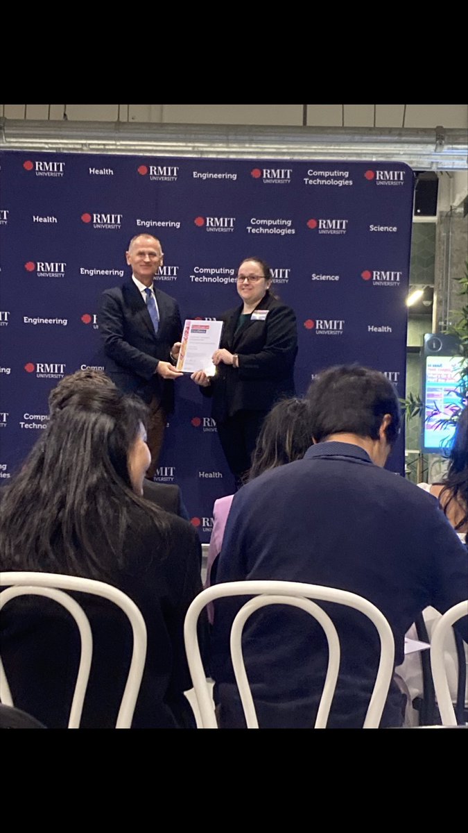 SNGMHLD's tweet photo. One of our awesome nurses Tori recently travelled back to the RMIT University, Australia where she completed her Masters. Not only that, she was awarded the Deputy Vice Chancellors Postgraduate Prize! Well done Tori! @colcowie https://t.co/qza63AbmCm