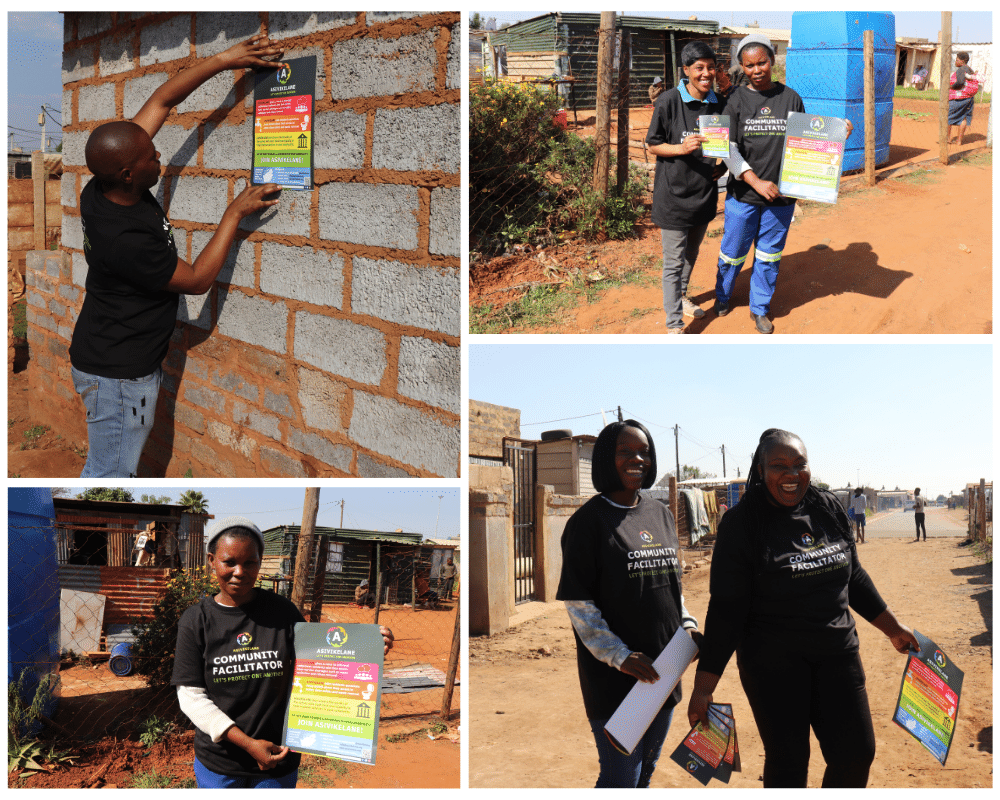 asivikelane's tweet photo. Our community facilitators and partner @Planact_NGO are hard at work recruiting new residents to #Asivikelane. We continue to achieve wide-ranging impact on service delivery for residents struggling to access #basicservices such as #water, #sanitation and #refuseremoval. https://t.co/JuQQiCKvIe