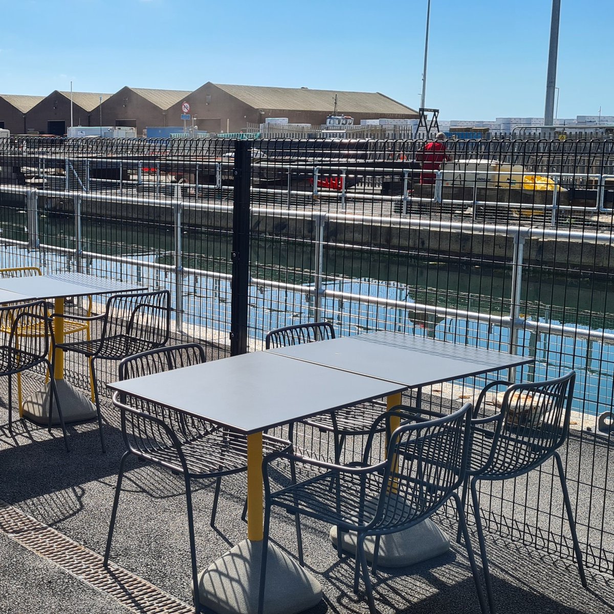 Lovely little project for the chaps at <a href="/LYWorkspace/">Love Your Workspace</a> at Shoreham Ports/Port Kitchen cafe/bar for the outdoor dining space. Thanks guys it looks superb in the sun. Jono